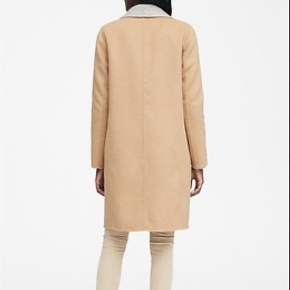 banana republic reversible wool car coat - Picture 3 of 4